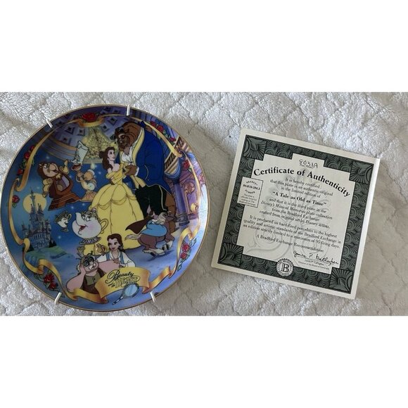 "A Tale As Old As Time" Disney's Musical Memories The Bradford Exchange Plate 3 - Picture 1 of 5